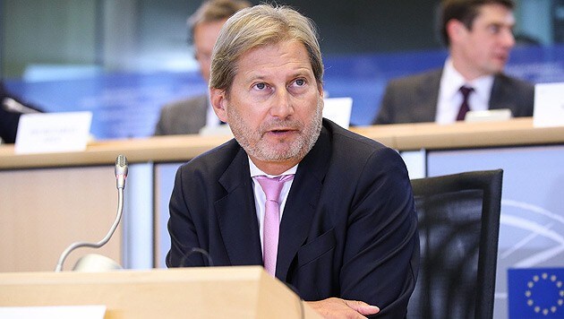 EU-Erweiterungskommissar Johannes Hahn (Bild: APA/EPA/JULIEN WARNAND)