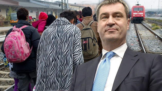 Der bayrische Ministerpräsident Markus Söder (Bild: APA/AFP/ANGELIKA WARMUTH, APA/HANS KLAUS TECHT)