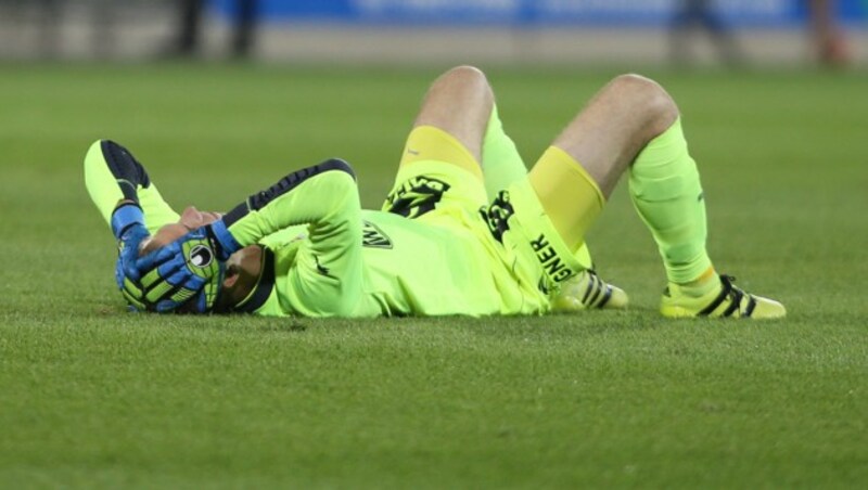 Mattersburg-Goalie Markus Kuster wäre ein Sieg lieber gewesen. (Bild: GEPA)