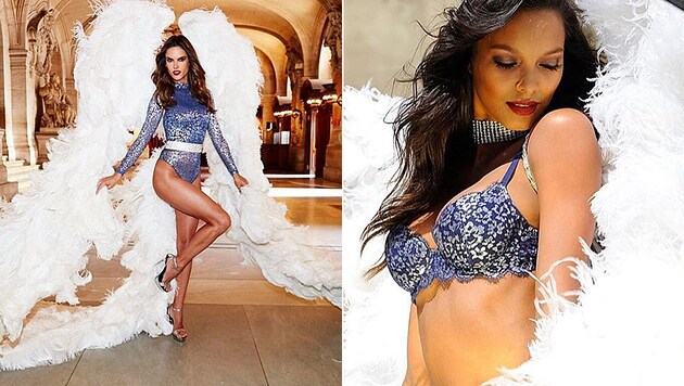 Die Model-Engel tragen wieder ihre Flügel. (Bild: instagram.com/alessandraambrosio, instagram.com/laisribeiro)