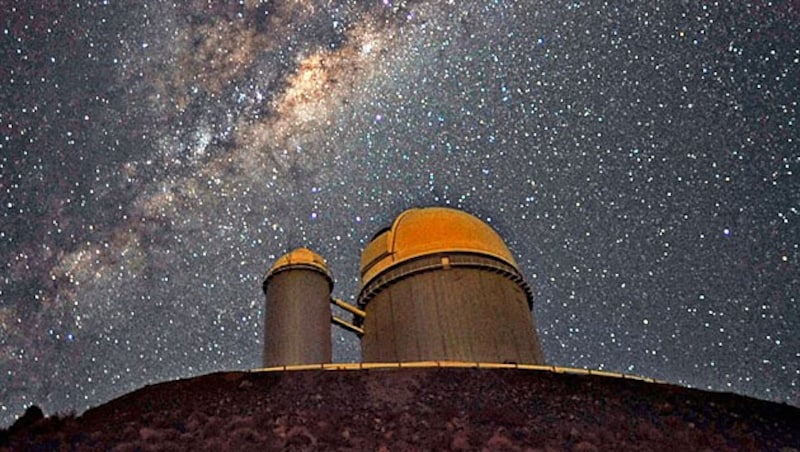 Das 3,6-Meter-Teleskop am ESO-Observatorium in La Silla (Bild: ESO/Serge Brunier)