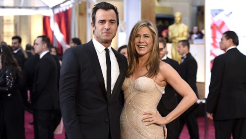 Seit Anfang August 2015 sind Justin Theroux und Jennifer Aniston verheiratet. (Bild: Chris Pizzello/Invision/AP)