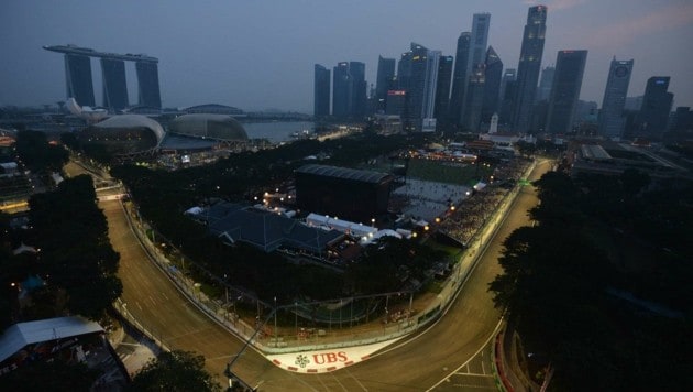Marina Bay Street Circuit in Singapur (Bild: AFP)