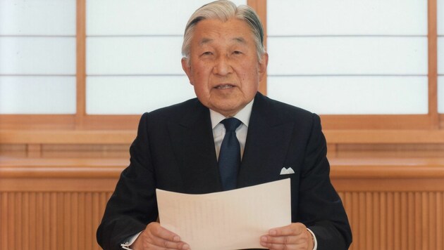 Japans Kaiser Akihito (Bild: APA/AFP/IMPERIAL HOUSEHOLD AGENCY)