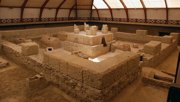 Eine der vielen römischen Grabstätten in Viminatium (Bild: Wikimedia/Cultural Heritage of Serbia)