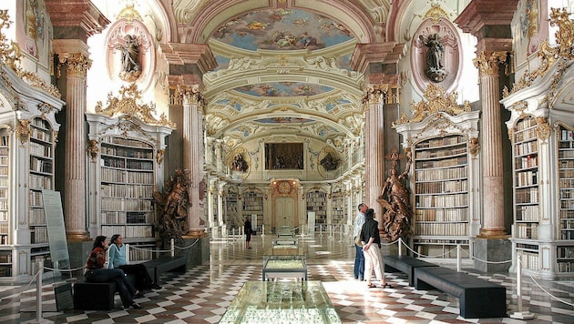 Die weltberühmte Bibliothek im Stift admont (Bild: Steiermark Tourismus/Ernst Kren)