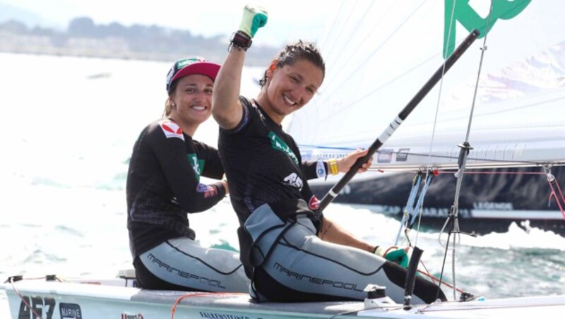 Lara Vadlau und Jolanta Ogar (Bild: APA/OESV/DOMANSKI)