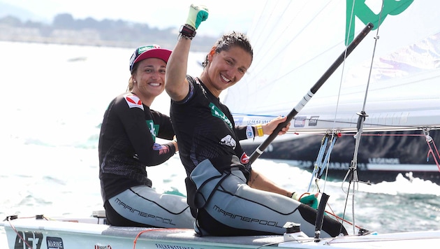 Lara Vadlau und Jolanta Ogar (Bild: APA/OESV/DOMANSKI)