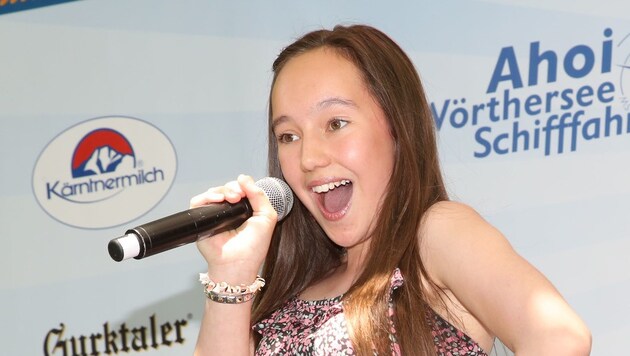 Vanessa Dollinger ist mit 14 Jahren bereits ein Profi auf der Bühne. (Bild: Kronen Zeitung)