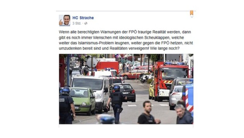 (Bild: facebook.com/HC Strache)