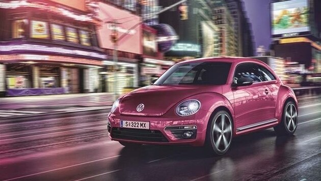 Die VW Beetle Pink Edition (Bild: VW)