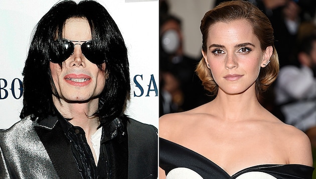 Michael Jackson wollte angeblich Emma Watson heiraten. (Bild: AP, Evan Agostini/Invision/AP)
