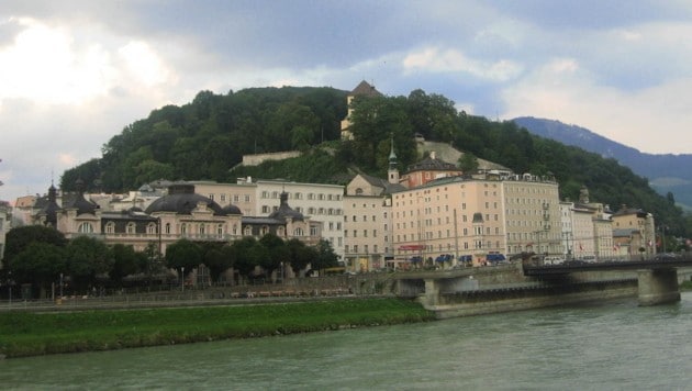 Am Kapuzinerberg in Salzburg wurde die Leiche von Manuel H. gefunden. (Bild: Wikimedia.org/Cezar Suceveanu)