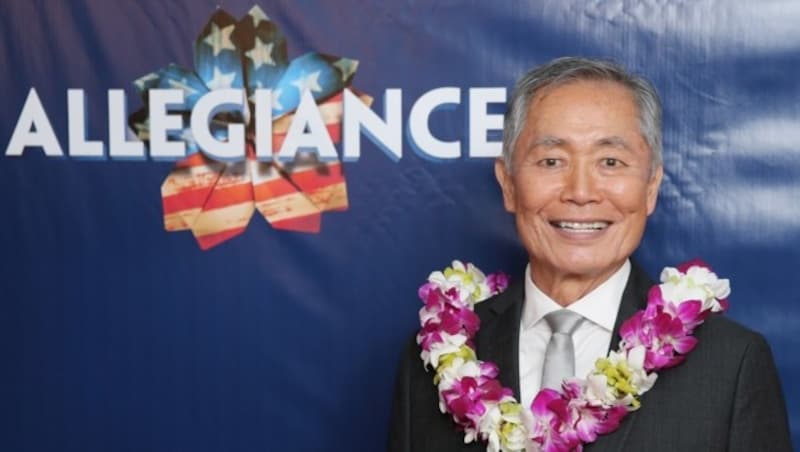 George Takei bei der Broadway-Premiere seines Musicals "Allegiance" (Bild: APA/AFP/Neilson Barnard)