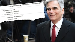 Ex-Kanzler Werner Faymann (56) ließ sich am 20. Juni ins Lobbyistenregister eintragen. (Bild: AP, Justizministerium)