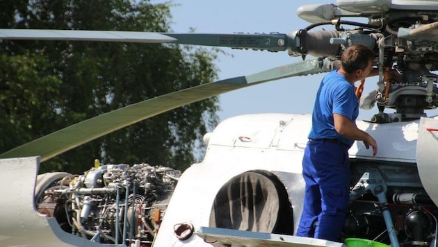 Die Mi-8 zählt zu den größten Hubschraubern der Welt (Bild: Guntram Malle)
