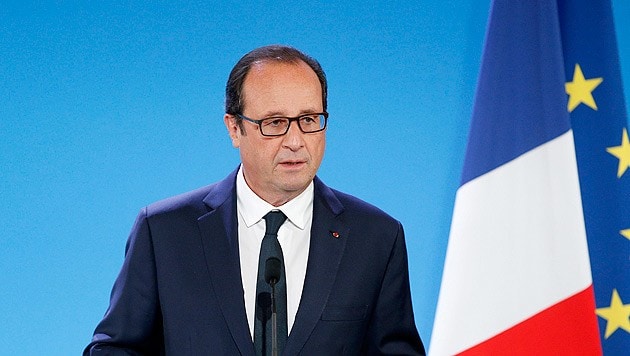 Frankreichs Präsident Francois Hollande (Bild: APA/EPA/YOAN VALAT)