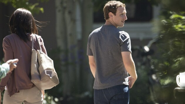 Sheryl Sandberg und Mark Zuckerberg (Bild: AFP)