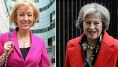 Nur noch Andrea Leadsom (li.) und Theresa May sind im Rennen um die Cameron-Nachfolge. (Bild: AFP)