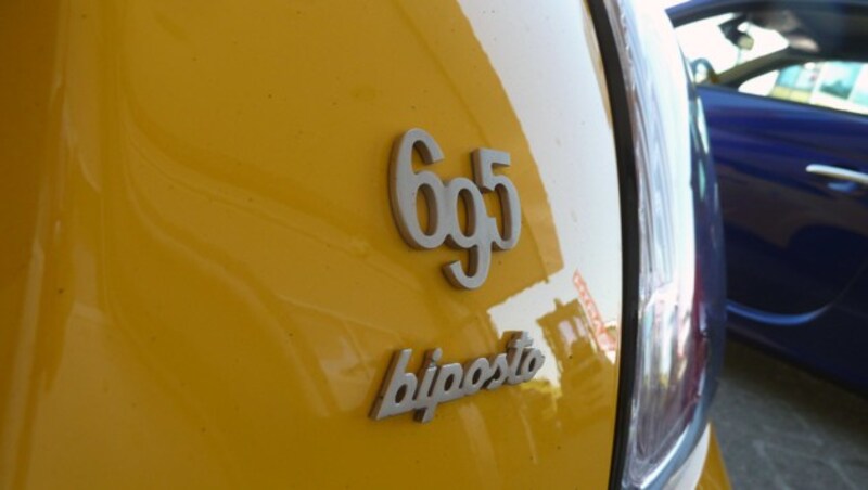 ... der 695 biposto, ein limitierter Rennstreckenabkömmling, leistet 190 PS. (Bild: Stephan Schätzl)