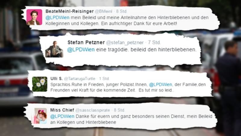 Auf Twitter kondolierten auch NEOS-Politikerin Beate Meinl-Reisinger und Stefan Petzner. (Bild: Martin A. Jöchl, twitter.com)