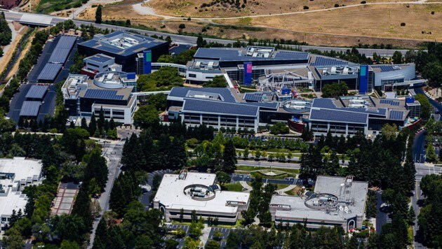 Die Google-Zentrale im kalifornischen Mountain View (Bild: Austin McKinley)