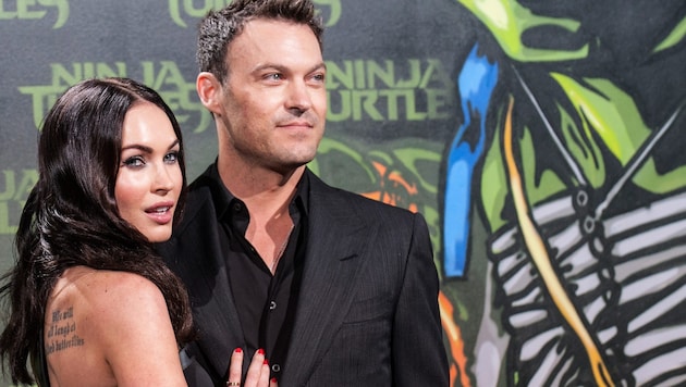 Megan Fox und Brian Austin Green (Bild: APA/EPA/PAUL ZINKEN)