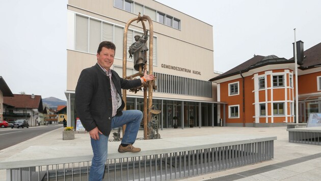 Ortschef Andreas Wimmer kämpft für eine gute Infrastruktur in Kuchl (Bild: Neumayr)
