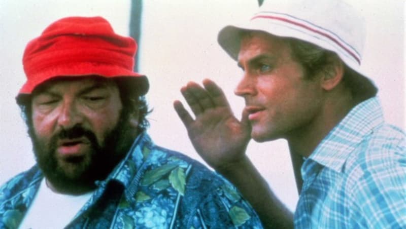 Bud Spencer und Terence Hill in "Zwei Himmelhunde auf dem Weg zur Hölle" (Bild: EPA)