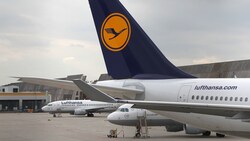 Am Mittwoch streikt das Bodenpersonal der Lufthansa in Deutschland. (Bild: AFP)