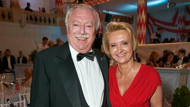 Michael Häupl mit seiner Ehefrau Barbara Hörnlein (Bild: Starpix/Alexander TUMA)