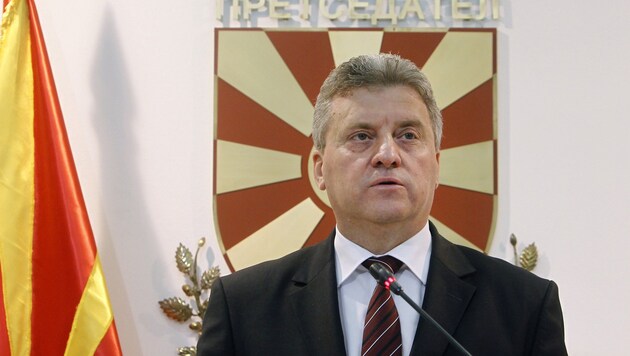 Mazedoniens Präsident Gjorge Ivanov (Bild: AP)