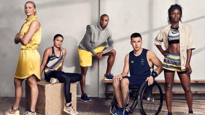 Das schwedische Olympiateam (Bild: H&M/DALiM)