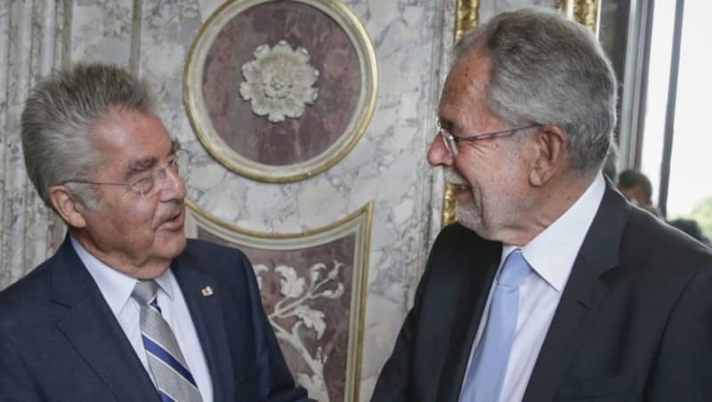 Heinz Fischer und Alexander Van der Bellen (Bild: APA/BUNDESHEER/PETER LECHNER)