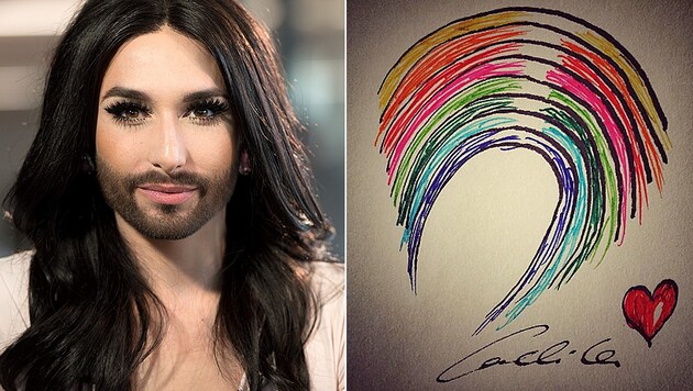 Conchita Wurst trauert um die Opfer des Attentats von Orlando. (Bild: APA/dpa/Daniel Reinhardt, instagram.com/conchitawurst)