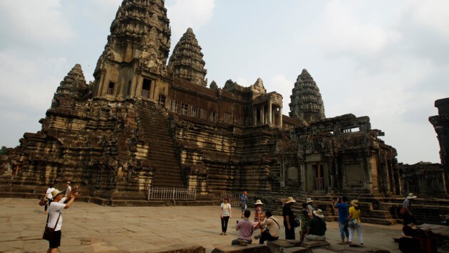 Der berühmte Tempel in Angkor Wat (Bild: Associated Press)