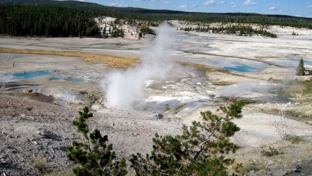Der Yellowstone-Nationalpark in den USA (Bild: AP)
