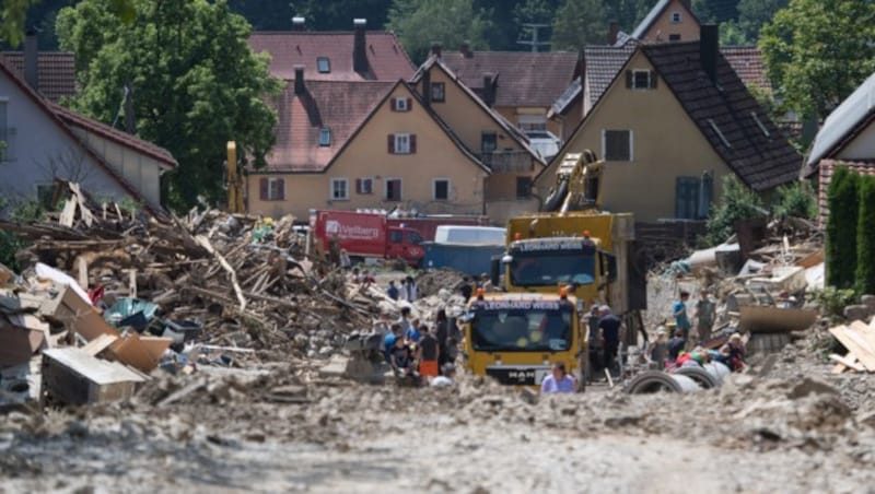 Unwetterschäden in Deutschland 2016 (Bild: APA/dpa/Marijan Murat)