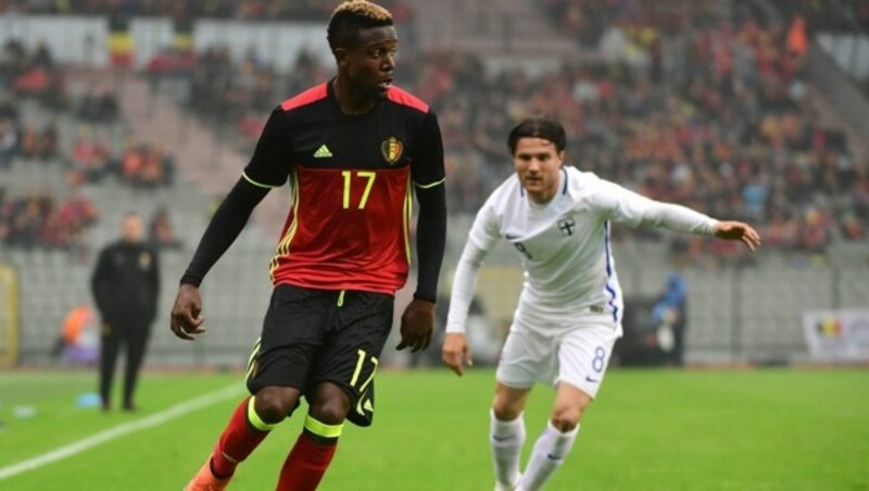 Divock Origi (links) (Bild: APA/AFP/EMMANUEL DUNAND)