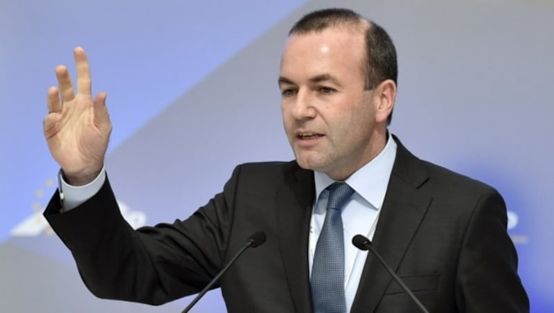 EVP-Chef Manfred Weber (Bild: APA/AFP/GERARD JULIEN)