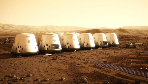So sollen die Unterkünfte der potenziellen Siedler auf dem Mars aussehen. (Bild: Mars One)