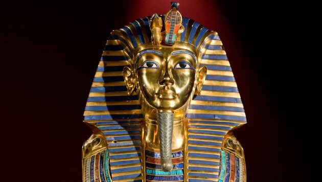 Die berühmte Totenmaske des Kind-Pharaos Tutenchamun (Bild: APA/dpa/Daniel Karmann)
