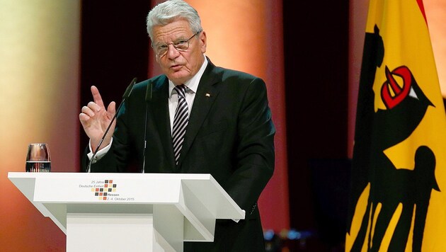 Deutschlands Bundespräsident Joachim Gauck (Bild: APA/EPA/Ralph Orlowski/Pool)