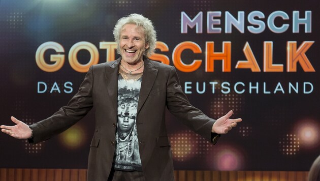 Thomas Gottschalk moderiert "Mensch Gottschalk". (Bild: RTL/Andreas Friese)