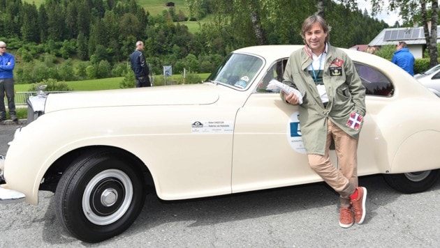 PS-Freund und Weltenbummler Hubertus von Hohenlohe bei Kitzbüheler Rallye (Bild: Babirad Picture)