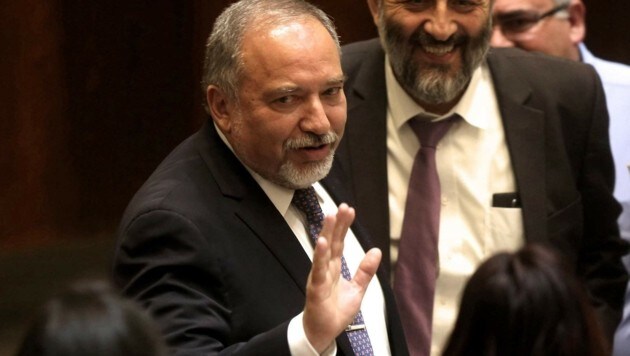 Der neue Verteidigungsminister Avigdor Lieberman (Bild: APA/AFP/MENAHEM KAHANA)
