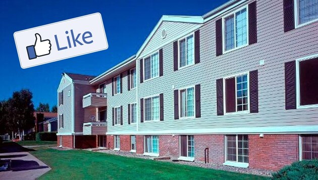 Mieter dieses Wohnkomplexes wurden vor die Wahl gestellt: Facebook-Like oder Wohnungsverlust. (Bild: cityparkamc.com, Facebook)
