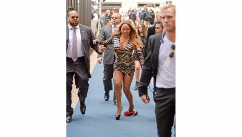 Mariah Carey kann sich gerade noch halten. (Bild: Bulls | © Elder Ordonez)