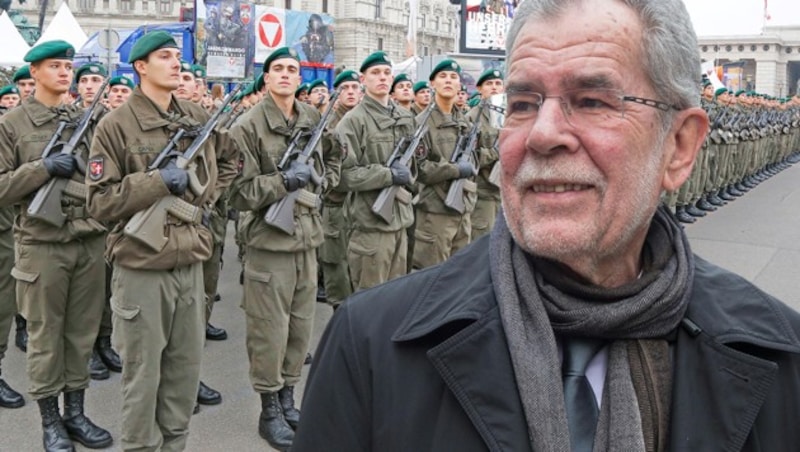 Bundespräsident Alexander Van der Bellen ist auch Oberbefehlshaber des Bundesheeres. (Bild: Martin A. Jöchl, APA/EXPA JOHANN GRODER)