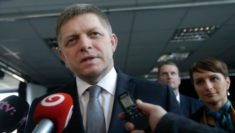 Robert Fico, Premierminister der Slowakei (Bild: AP)